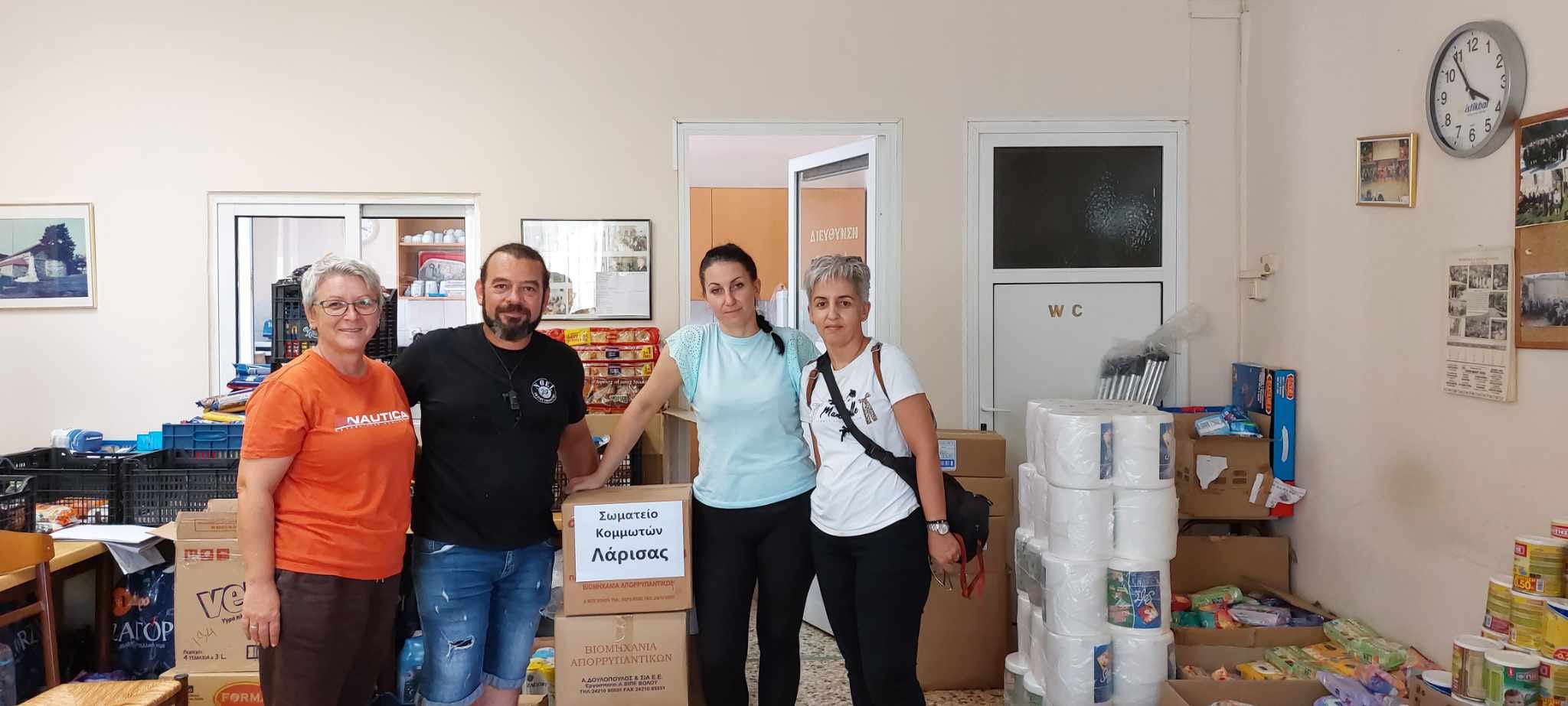 Συμπαράσταση προς τους πλημμυροπαθείς 